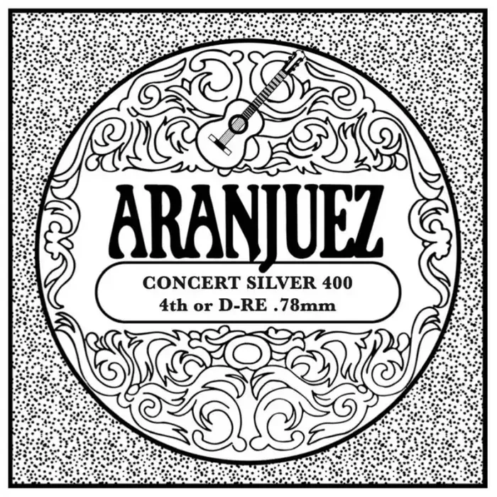 Aranjuez Concert Silver D-4 string, silverplated wound nylon, heavy gauge