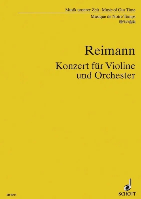 Aribert Reimann Concerto Orchester mit Solo