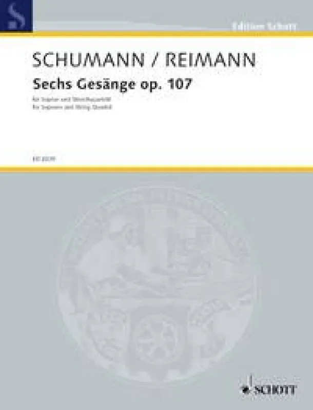 Aribert Reimann Six Songs (Arr. Aribert Reimann) Kammerensemble