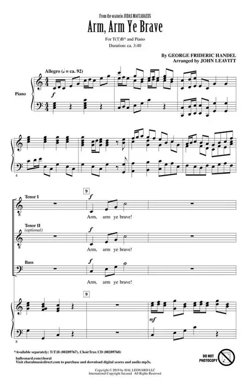 Arm, Arm Ye Brave