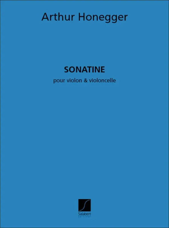 Arthur Honegger Sonatine Streicher Duett