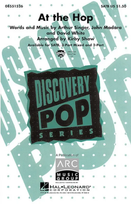 Arthur Singer At the Hop (Arr. Kirby Shaw) Frauenchor mit Begleitung