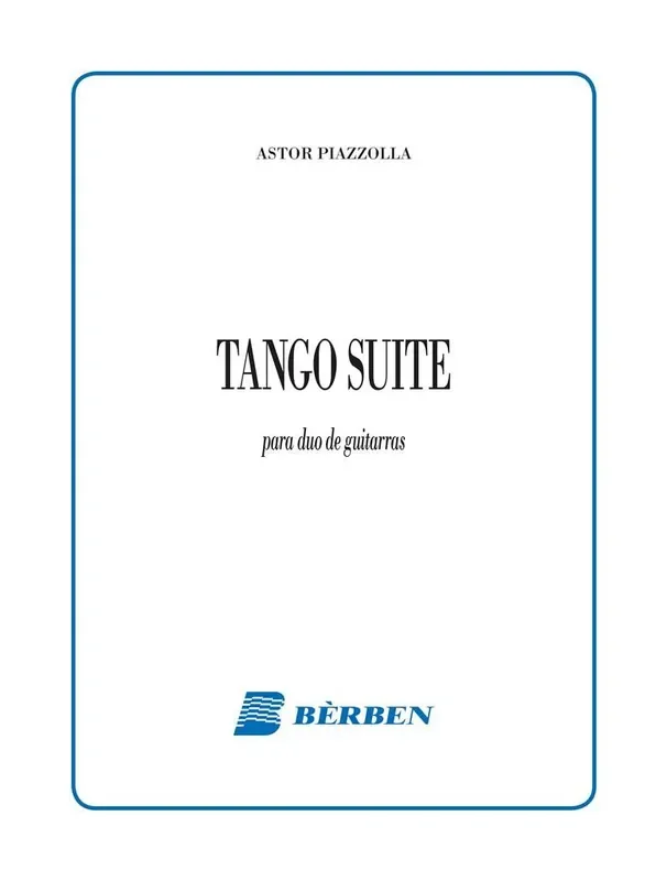 Astor Piazzolla Tango Suite Gitarre Solo
