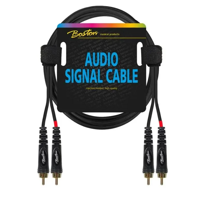 Audio signaalkabel, 2x RCA naar 2x RCA, 3 meter