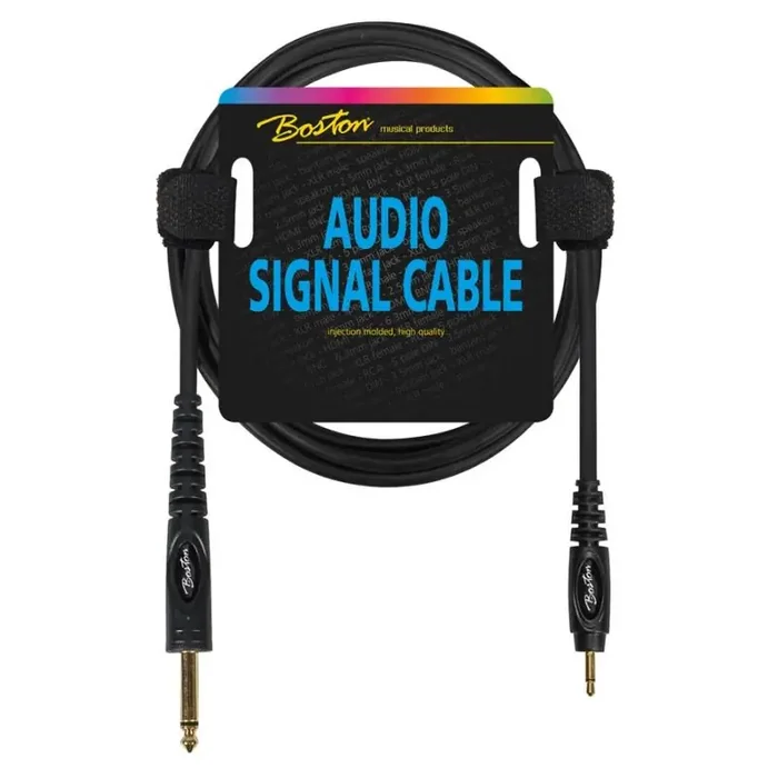 Audio signaalkabel, 3.5mm jack naar 6.3mm jack mono, 1.5 meter
