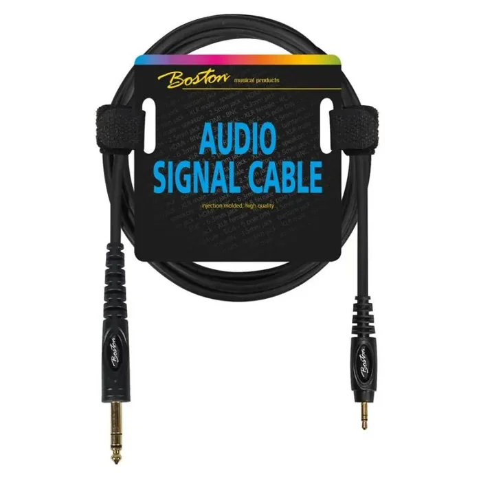 Audio signaalkabel, 3.5mm jack stereo naar 6.3mm jack stereo, 3 meter