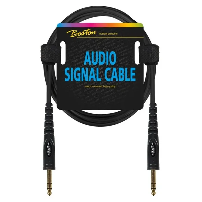 Audio signaalkabel, 6.3mm jack stereo naar 6.3mm jack stereo, 3 meter
