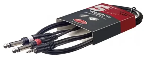 Audio Splitkabel 1.0m Stagg SYC1/MPS2P E