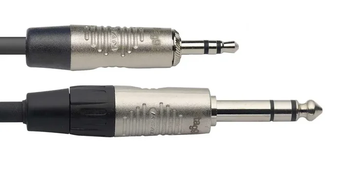 Audiokabel Stereo 1.0m Stagg NAC1MPSPSR