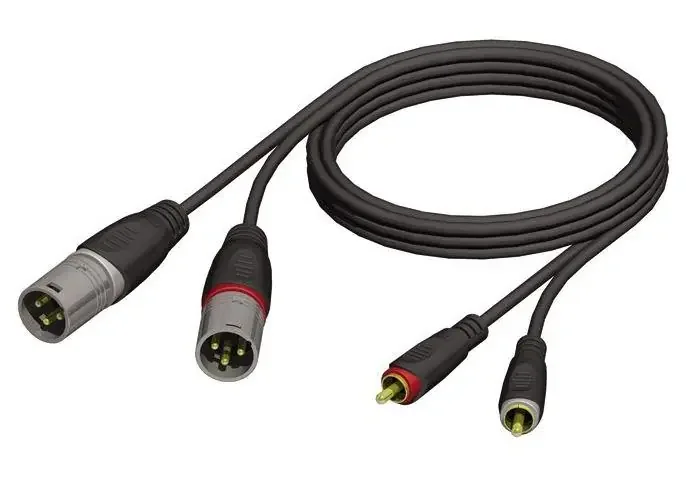 Audiokabel XLR-Chinch Stereo