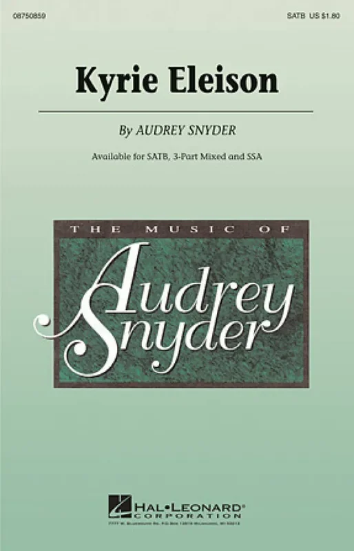Audrey Snyder Kyrie Eleison Gemischter Chor mit Begleitung