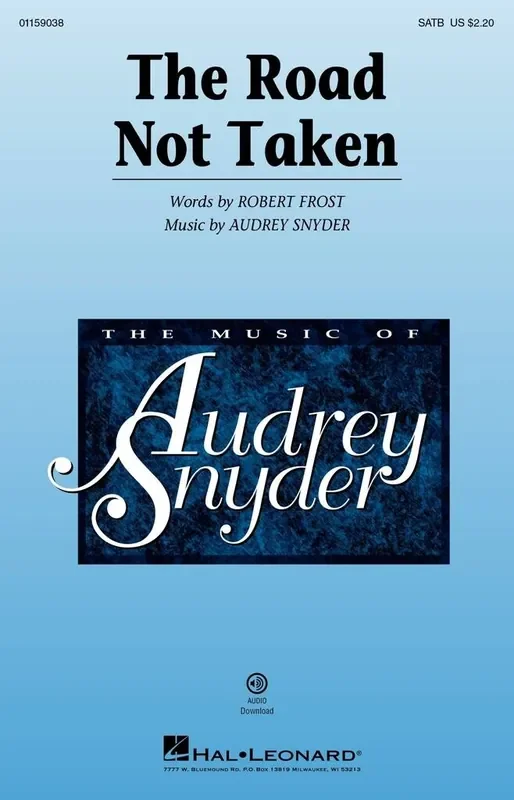 Audrey Snyder The Road Not Taken Gemischter Chor mit Begleitung