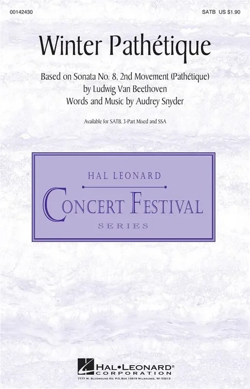 Audrey Snyder Winter Path?tique Gemischter Chor mit Begleitung