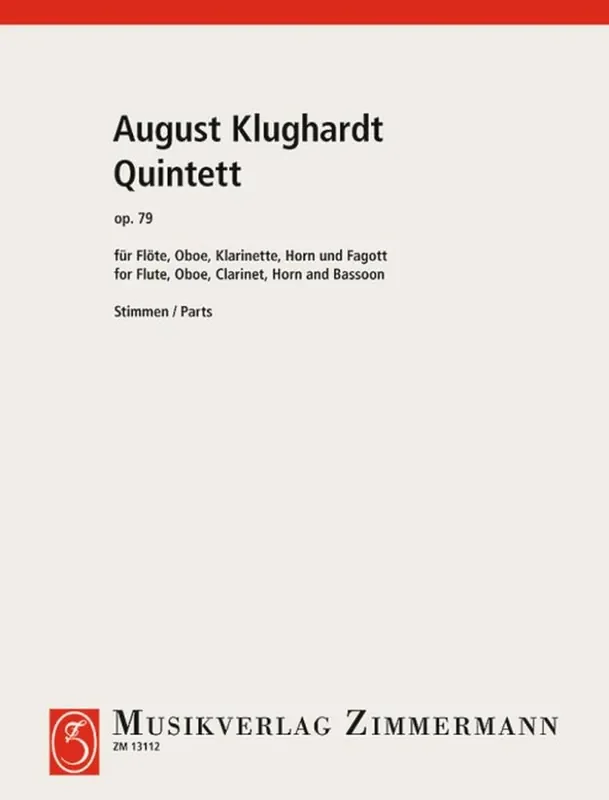August Klughardt Quintett op. 79 Kammerensemble