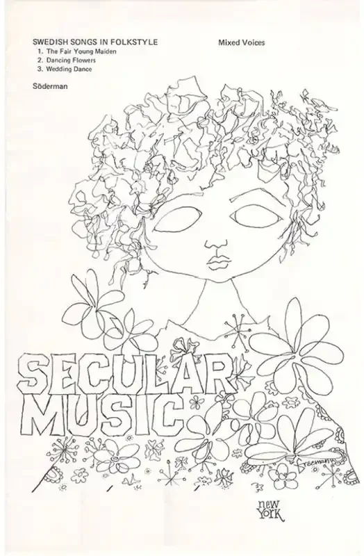 August Söderman Swedish Songs in Folk Style (Collection) Gemischter Chor A cappella