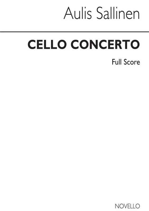 Aulis Sallinen Concerto For Cello Orchester mit Solo