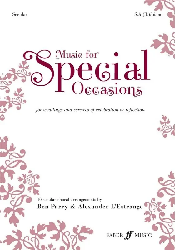 B. Parry Music for Special Occasions Gemischter Chor mit Begleitung