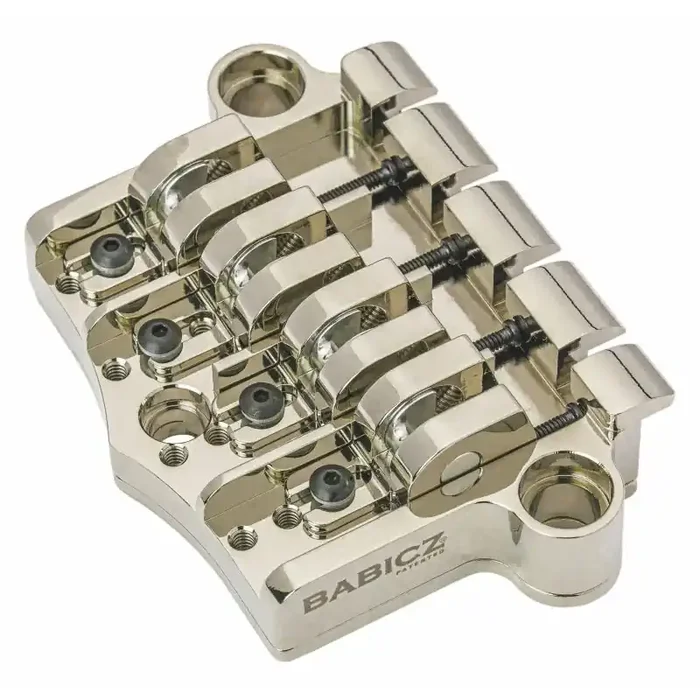 Babicz FCH 3-Point 4-String G-Style Bass Bridge – Nickel