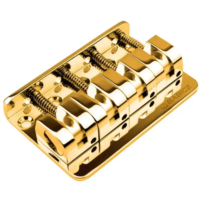 Babicz FCH-4 Bass Bridge – Z-Series 5-Hole Mount – Gold
