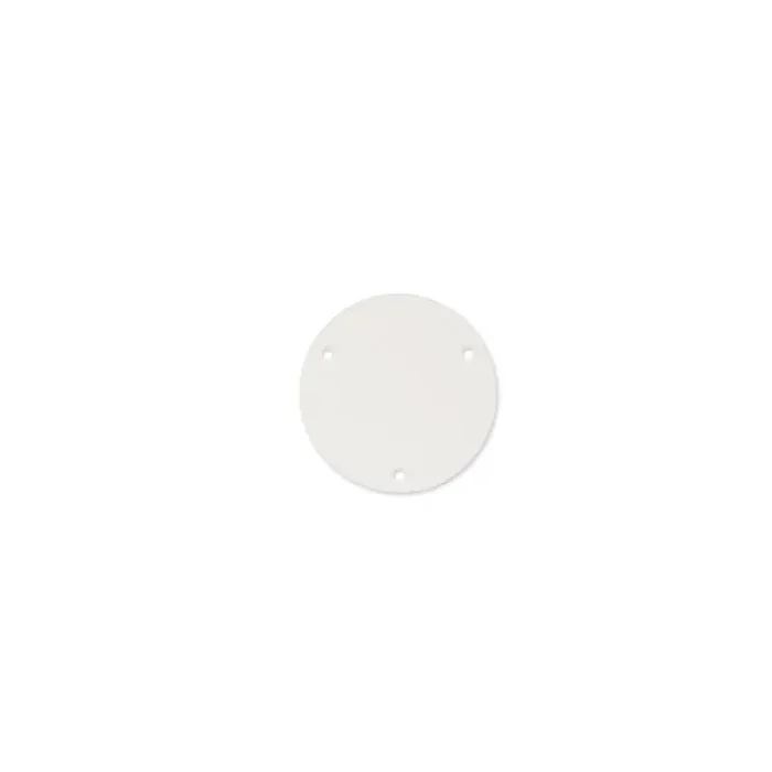 Back plate, switch cavity, 55,6mm, white, 1 ply, LP-model