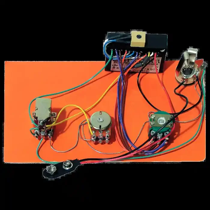 Bartolini HR-3.3AP/918 – Pre-Wired Active/Passive Preamp, 2-Band EQ