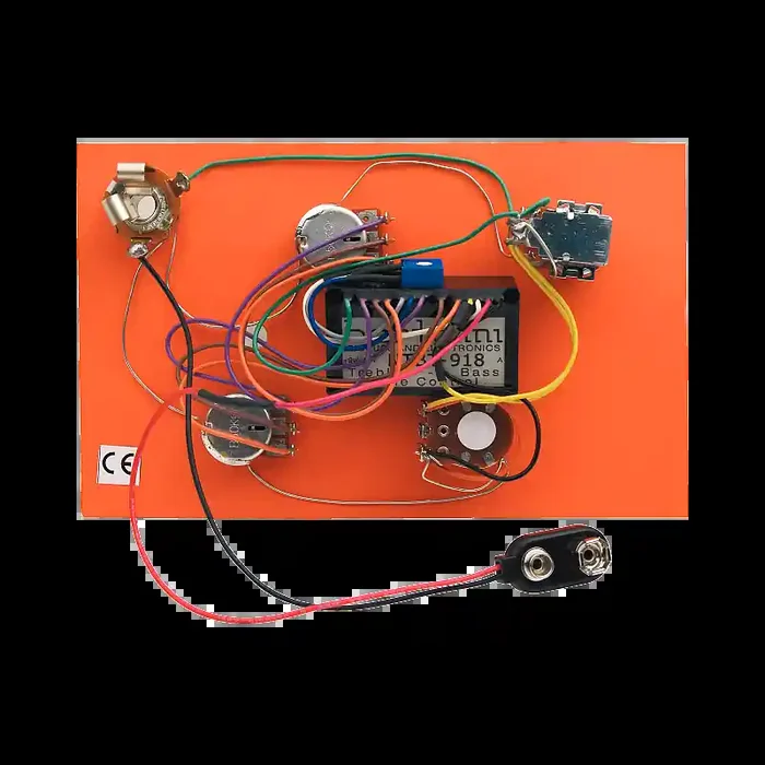 Bartolini HR-4.5/918 – Pre-Wired Active Preamp, 2-Band EQ