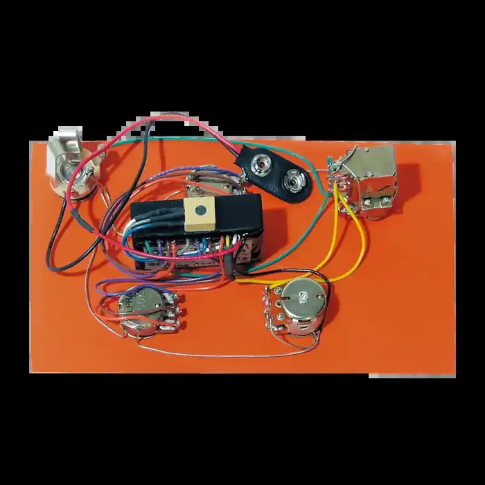 Bartolini HR-4.5AP/918 – Pre-Wired Active/Passive Preamp, 2-Band EQ