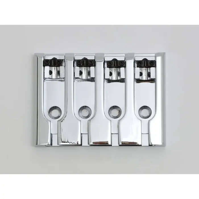 Basbrug 4-snaar massief 3-D brug Chrome