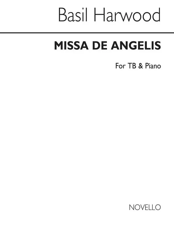 Basil Harwood Missa De Angelis Gemischter Chor mit Begleitung
