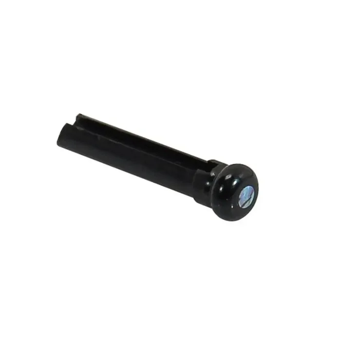 Bass brugpen, kunststof, zwart parelmoer stip, 6-pack