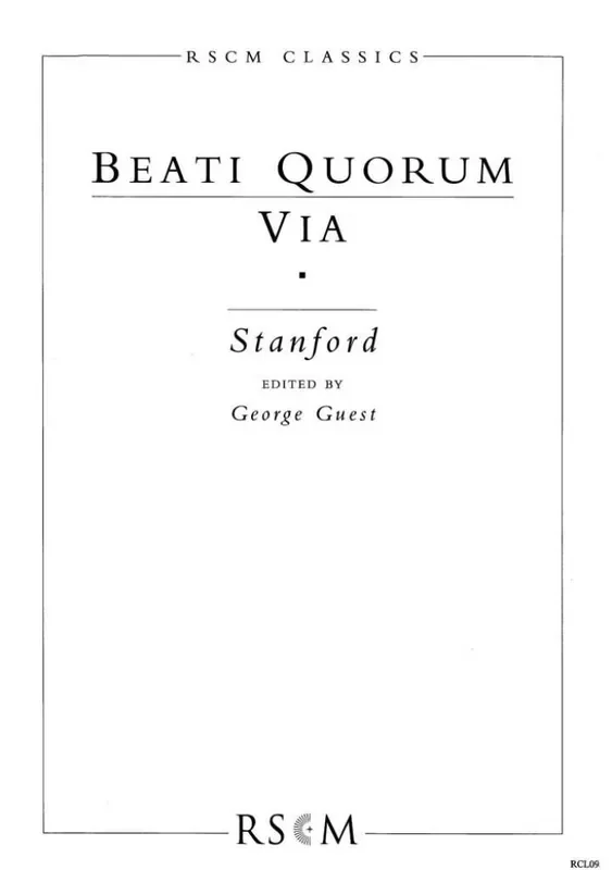 Beati Quorum Via Gemischter Chor mit Begleitung