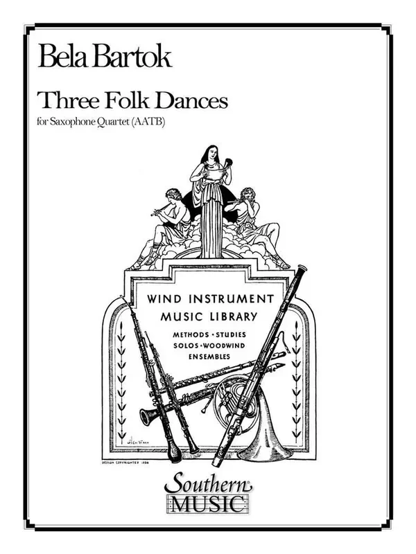 Béla Bartók Three Folk Dances (Arr. Philip Gordon) Saxophon Ensemble