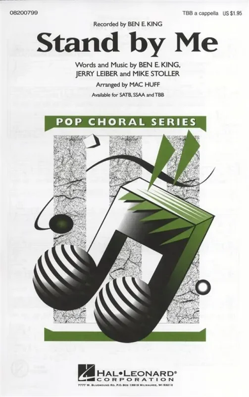 Ben E. King Stand by Me (Arr. Mac Huff) Männerchor A cappella
