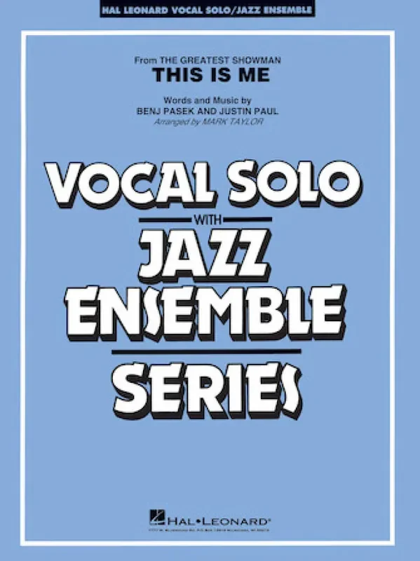Benj Pasek This Is Me (Arr. Mark Taylor) Jazz Ensemble mit Gesang