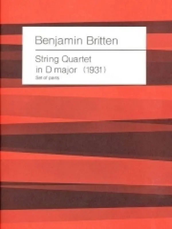 Benjamin Britten String Quartet In D Streichquartett