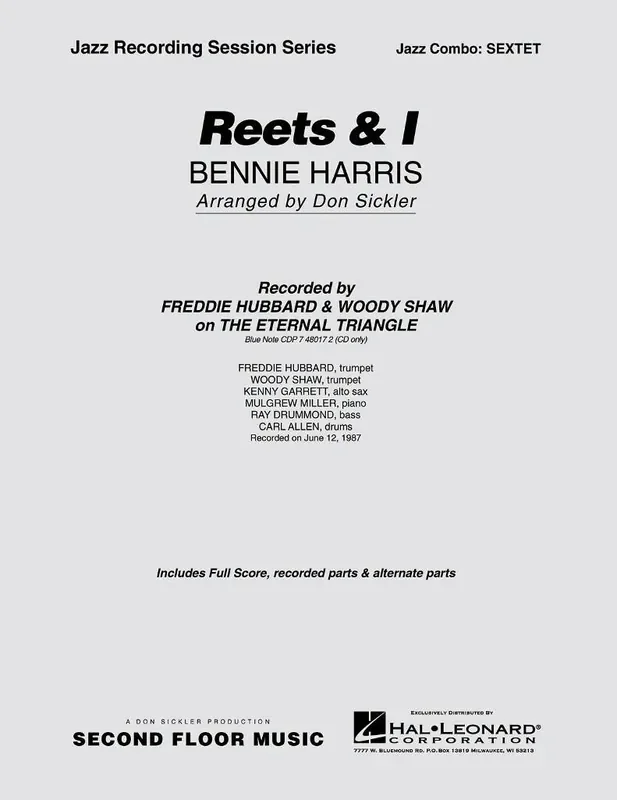 Bennie Harris Reets & I Full Score (Arr. Don Sickler) Jazz Ensemble