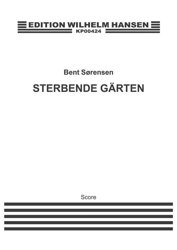 Bent Sørensen Sterbende Garten Orchester mit Solo