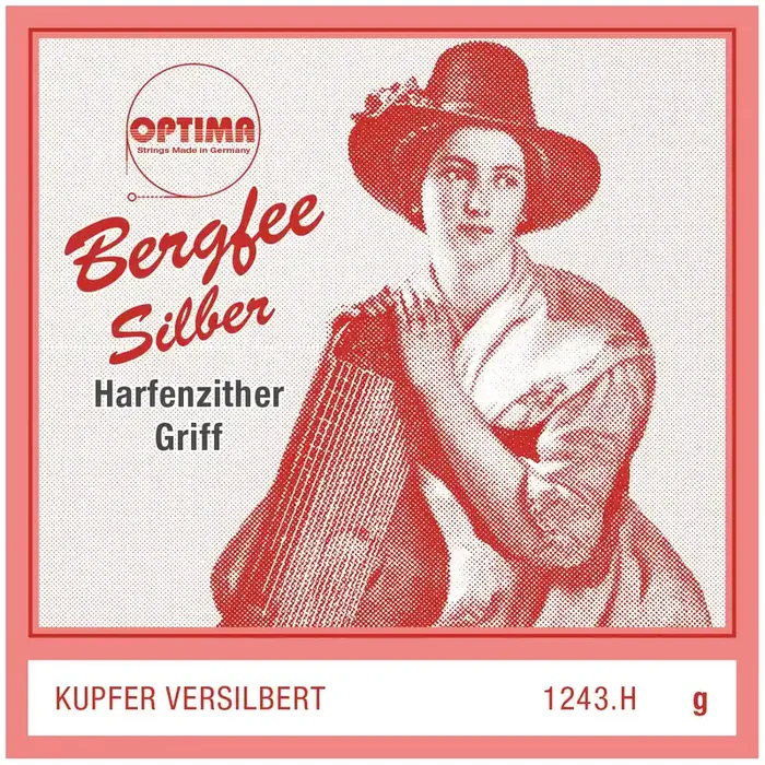 Bergfee Zither Griffsaite G Optima 1243.H