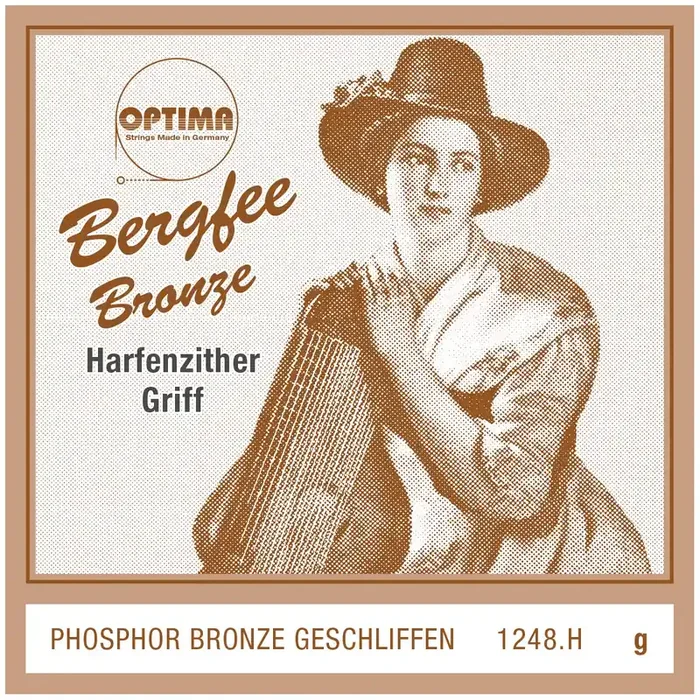 Bergfee Zither Griffsaite G Optima 1248.H