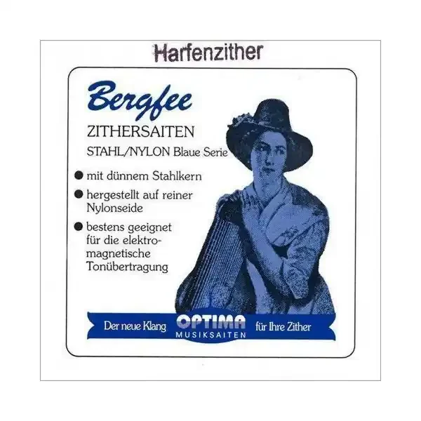 Bergfee Zither Sub-Kontra-Saite F-37 Optima 1331.37