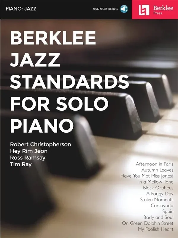Berklee Jazz Standards for Solo Piano Klavier Solo