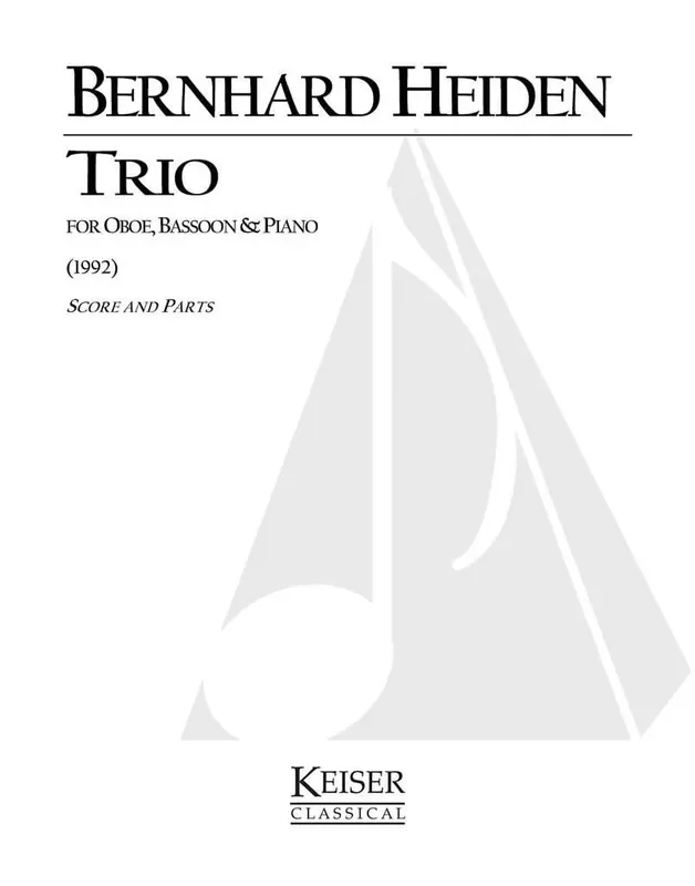 Bernhard Heiden Trio for Oboe, Bassoon and Piano Kammerensemble