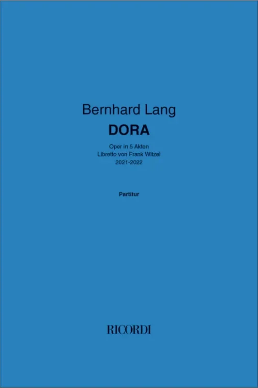 Bernhard Lang DORA Orchester