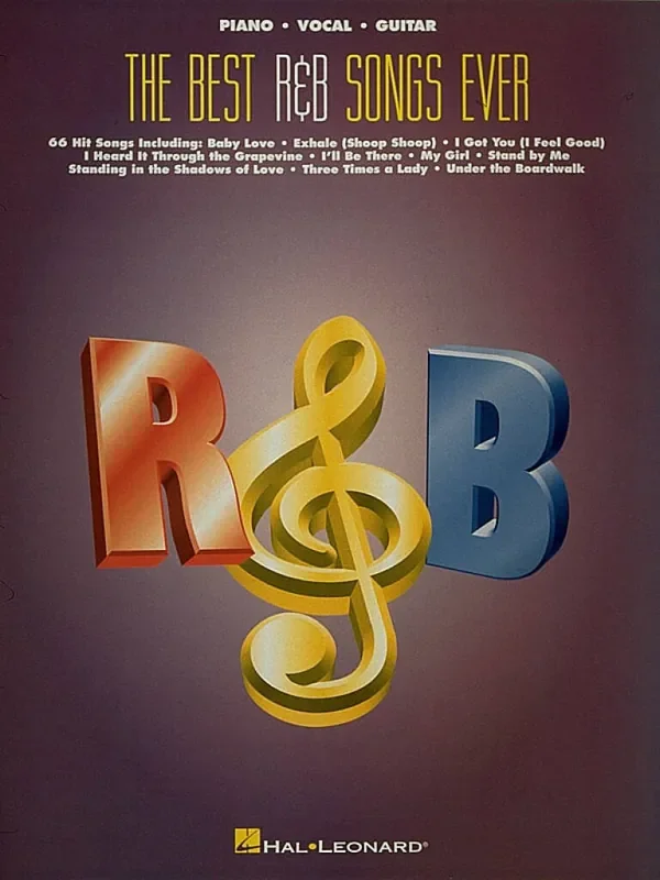 Best R&B Songs Ever Klavier, Gesang, Gitarre (Songbooks)
