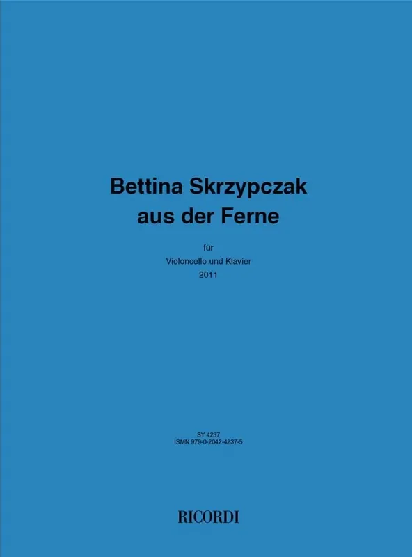 Bettina Skrzypczak aus der Ferne Cello mit Begleitung
