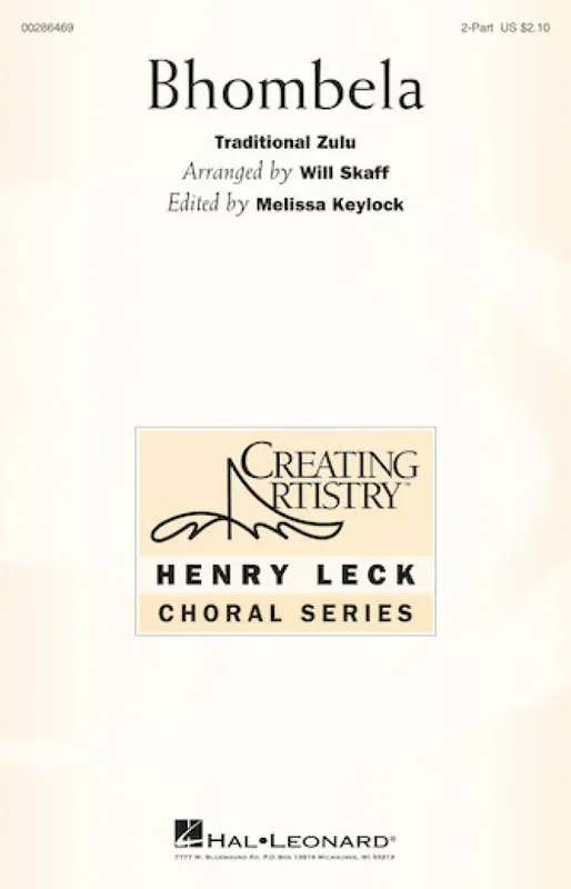 Bhombela (Arr. Will Skaff) Frauenchor mit Begleitung