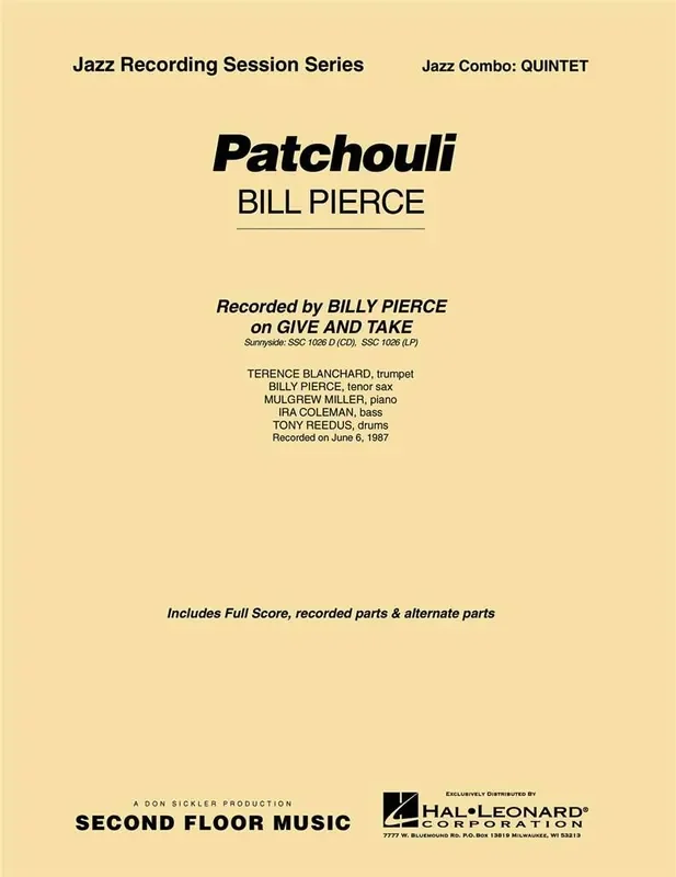 Bill Pierce Patchouli Jazz Ensemble
