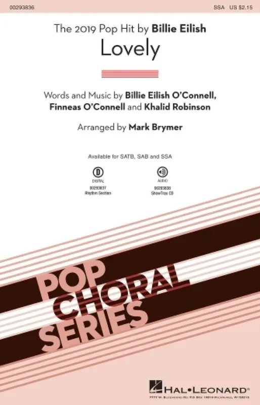 Billie Eilish Lovely (Arr. Mark Brymer) Frauenchor mit Begleitung
