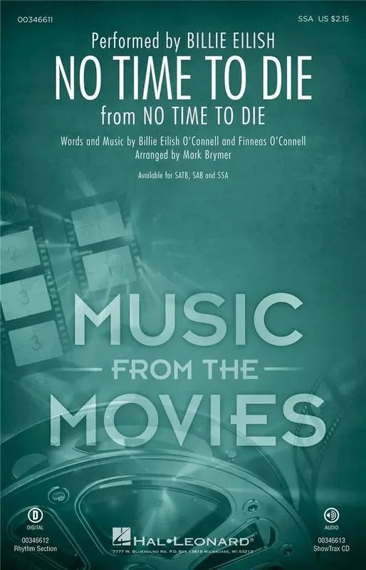 Billie Eilish No Time to Die (Arr. Mark Brymer) Frauenchor mit Begleitung