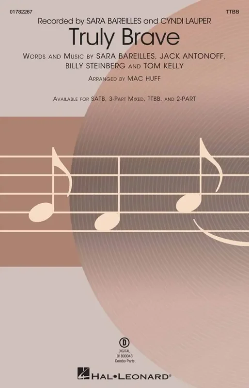 Billy Steinberg Truly Brave (Arr. Mac Huff) Männerchor mit Begleitung